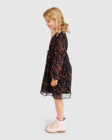Kids | Girls Like You Floral Dress | Navy