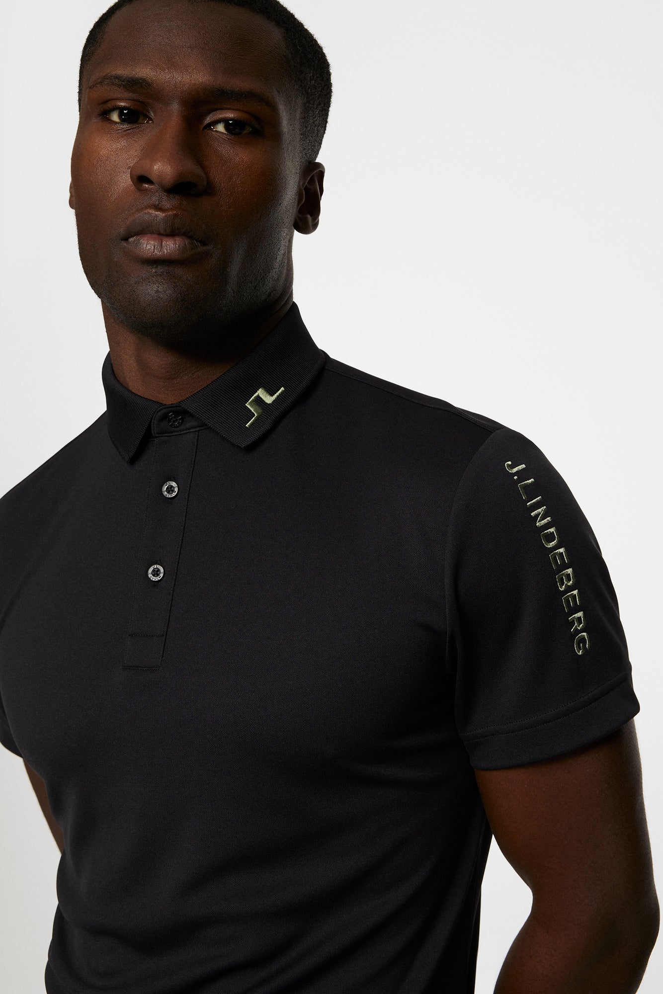 Men | Reg Fit Golf Polo | Black