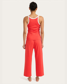 Womens | Cici Crop Pant | Lipstick Red