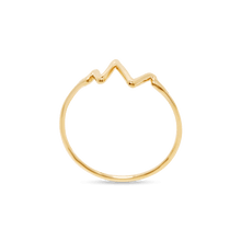 Gold Heartbeat Ring