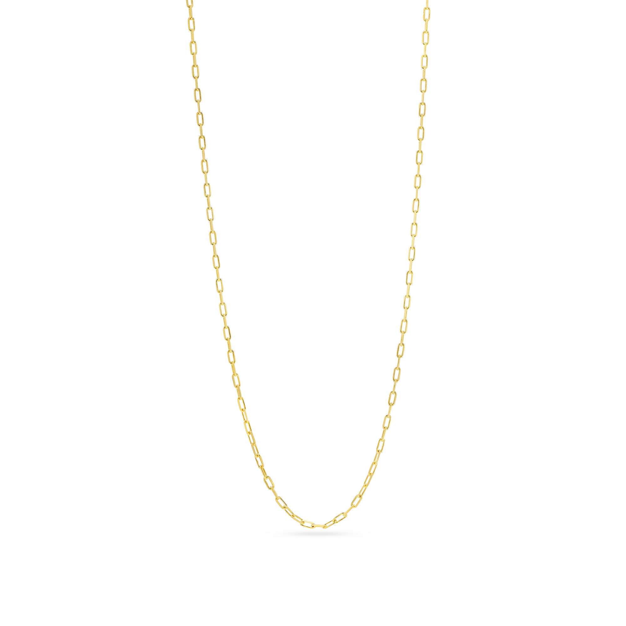 Gold Plated Open Link Necklace | 18K Gold Plated