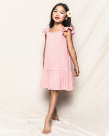 Girl's Gauze Celeste Sundress | Pink