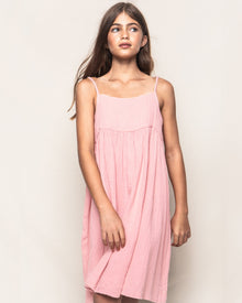 Girl's Gauze Serene Sundress | Pink