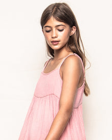 Girl's Gauze Serene Sundress | Pink