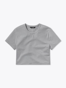 Womens | Almost Friday Cropped Tee | Granite