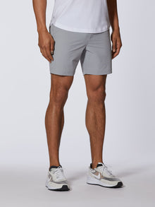Mens | AO Slim-Fit Versaknit Hybrid Short | Granite