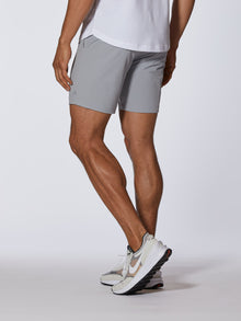 Mens | AO Slim-Fit Versaknit Hybrid Short | Granite