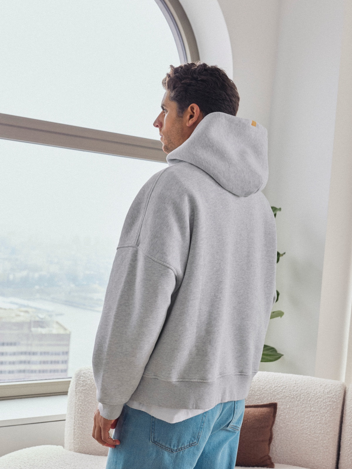 The Jumbo Hoodie | Heather Grey