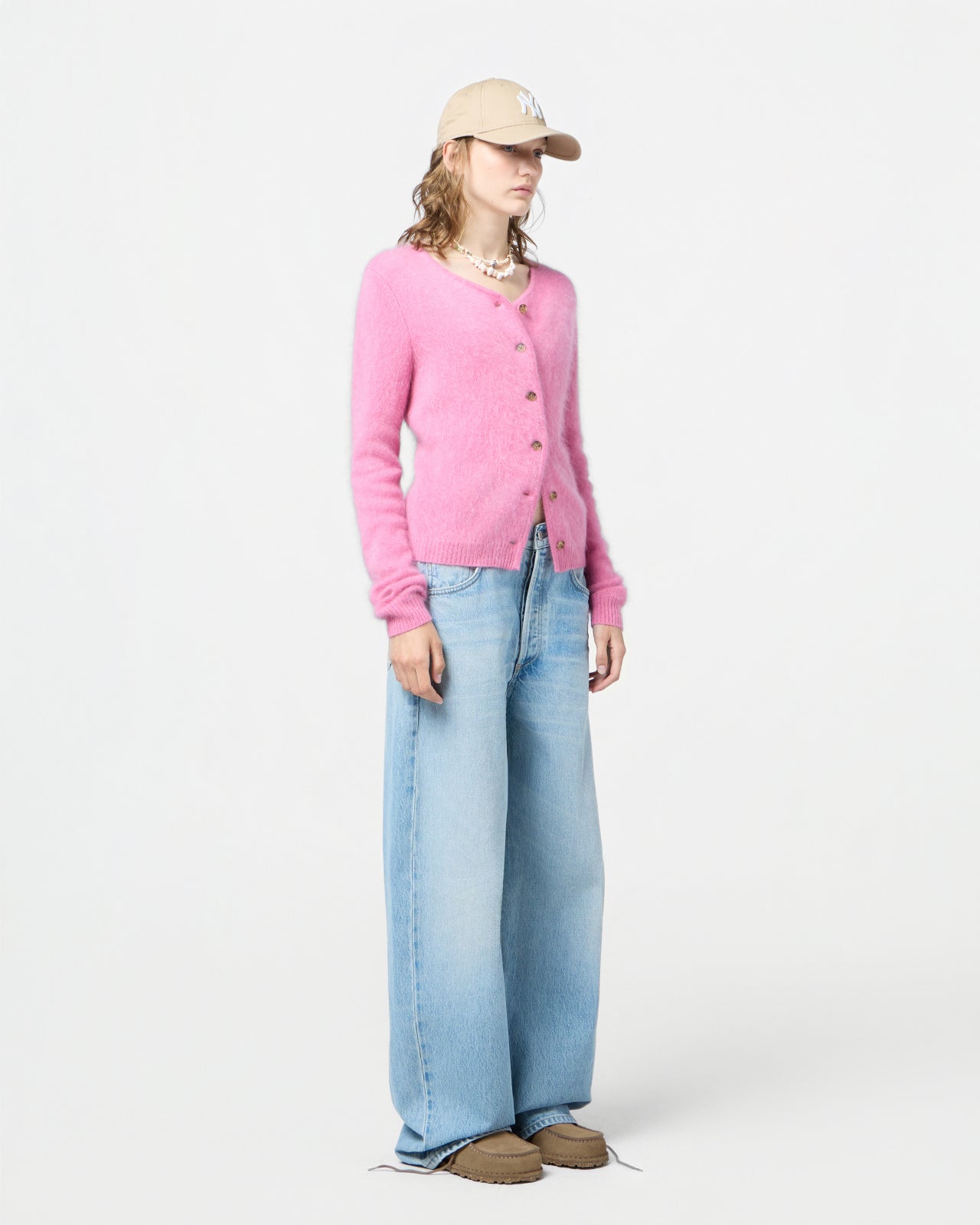 Grizzly Cardigan | Rose | 260 Sample Sale