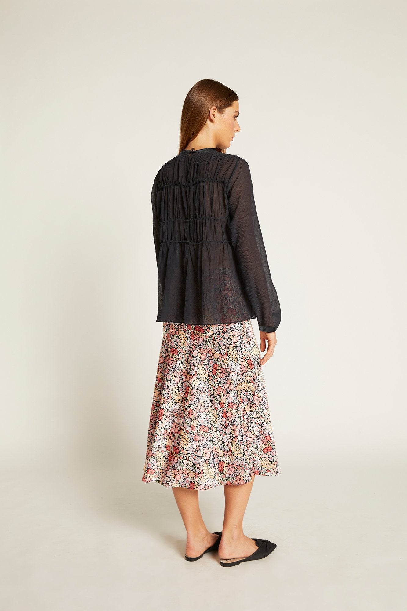 Finley Gathered Top | India Ink