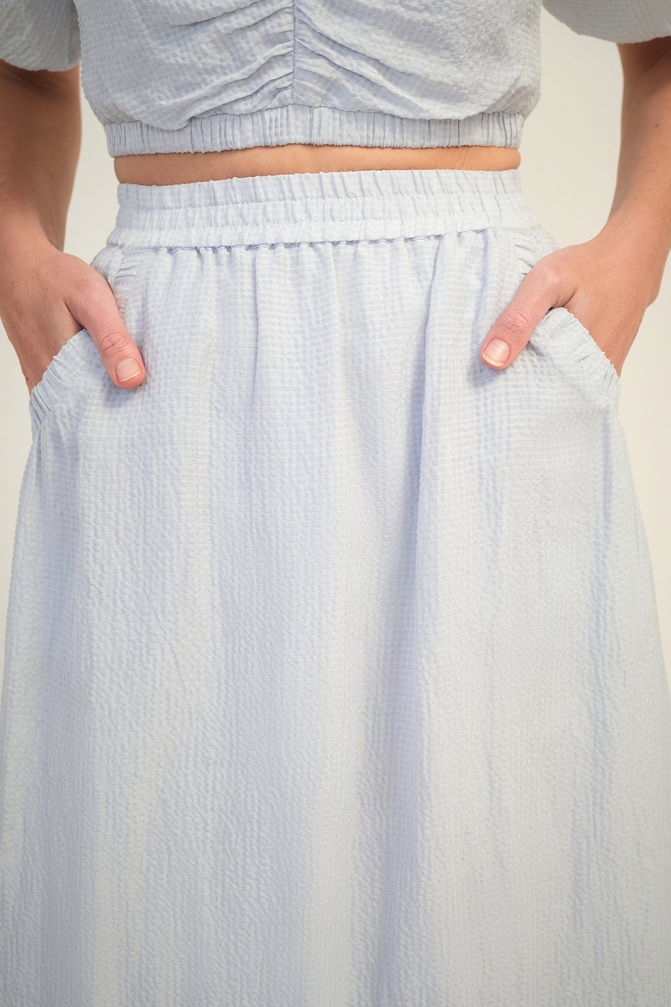 Dakota Midi Skirt | Illusion Blue