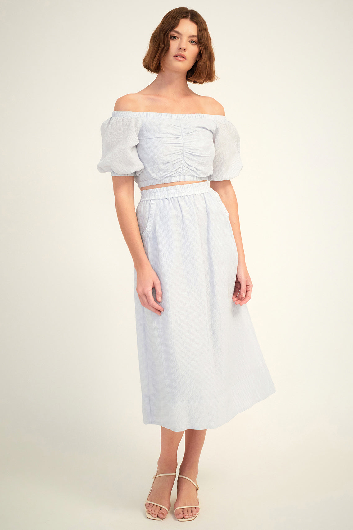 Dakota Midi Skirt | Illusion Blue