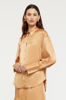 GINIA Iris Shirt in Caramel