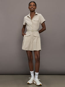 Phoenix Shirt Dress | Sand