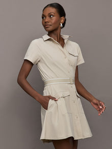 Phoenix Shirt Dress | Sand