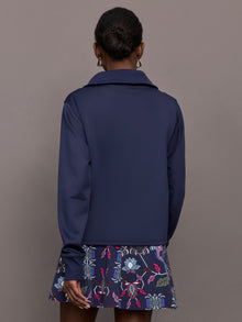 Wren 1/4 Zip | Maltese Blue
