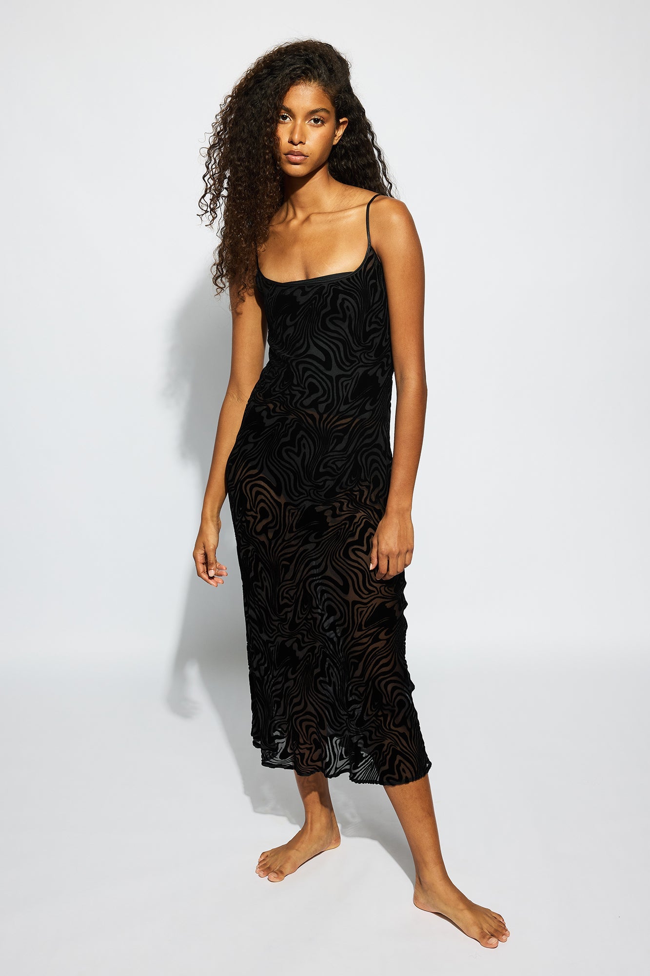 Daisy Slip | Black