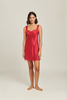 Aurora Silk Chemise | Ruby