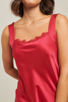 Aurora Silk Chemise | Ruby