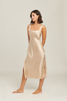 Aurora Silk Slip | Mink
