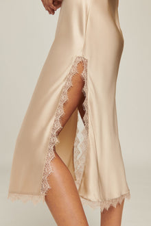 Aurora Silk Slip | Mink