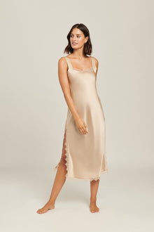 Aurora Silk Slip | Mink