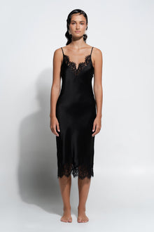 Iris Midi Dress | Black