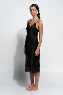 Iris Midi Dress | Black