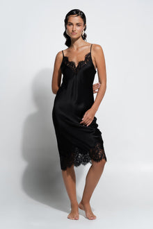 Iris Midi Dress | Black