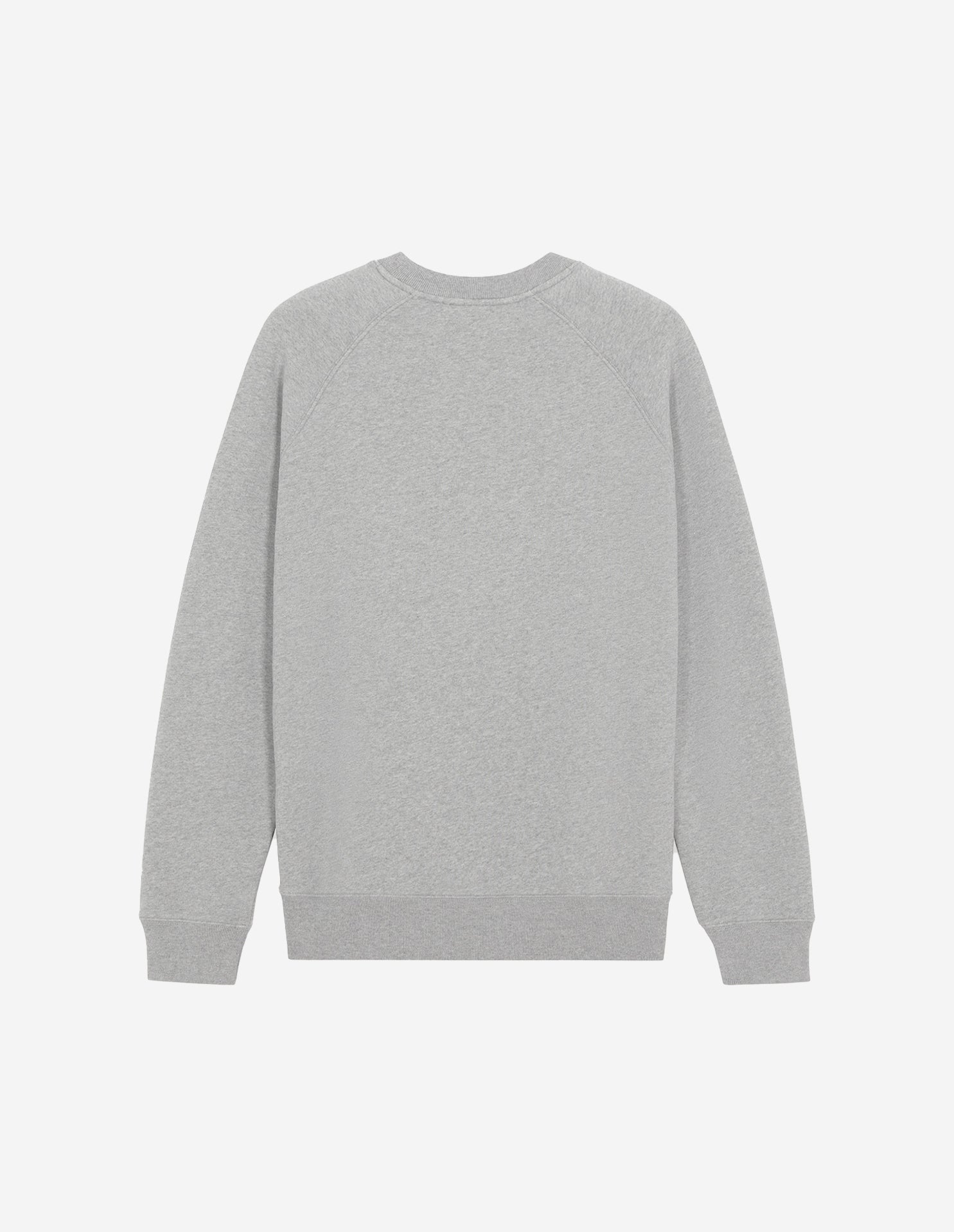 Unisex | Chillax Fox Patch Classic Cotton Fleece Sweatshirt | Grey Melange