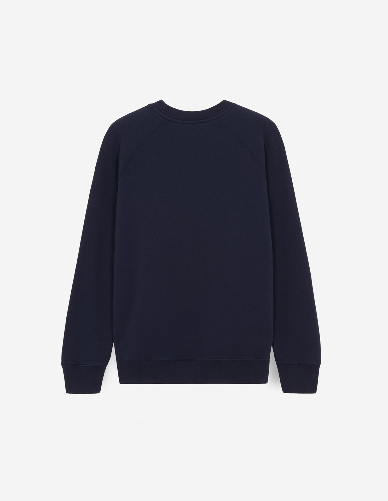 Unisex | Chillax Fox Patch Classic Cotton Fleece Sweatshirt | Navy