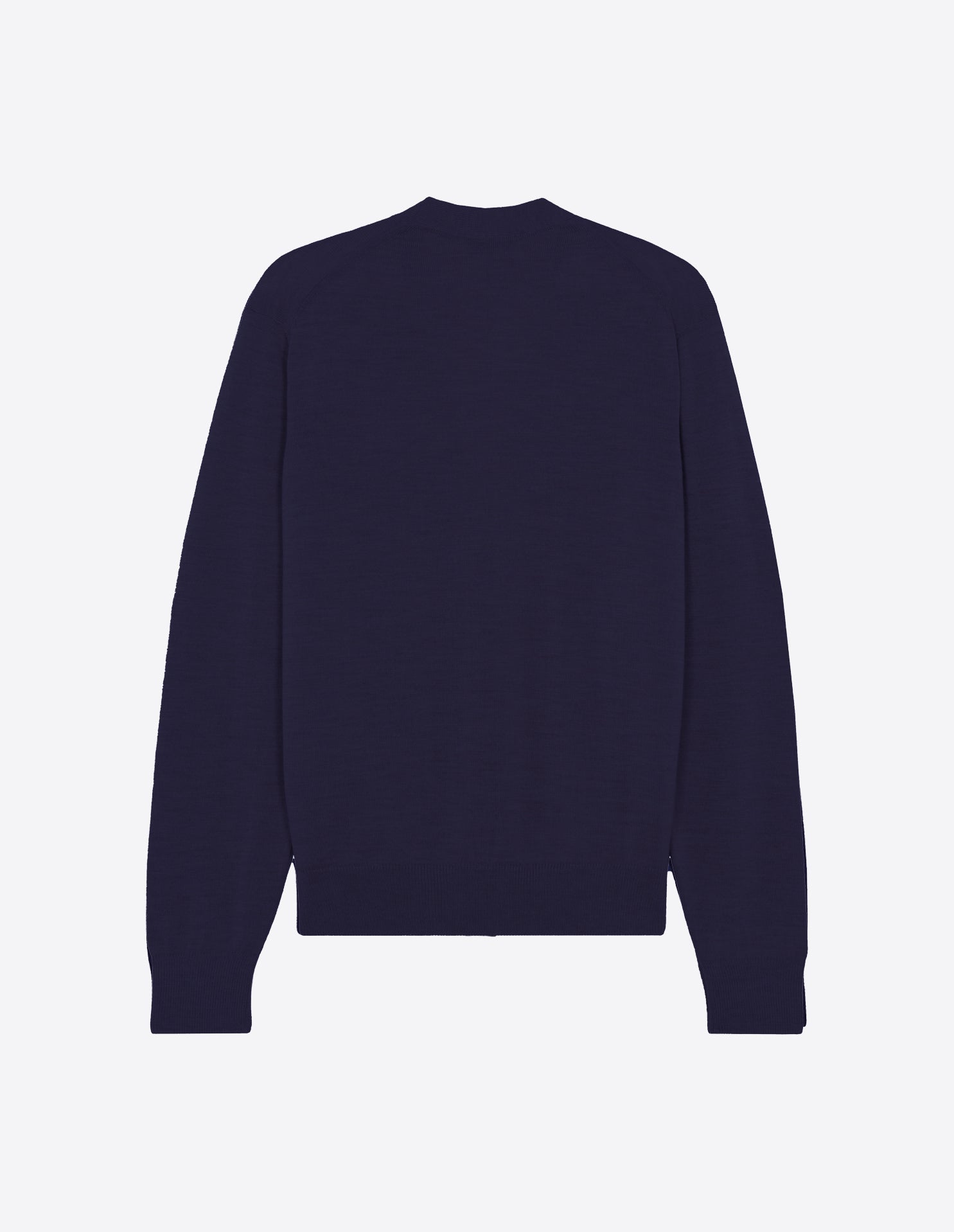 Unisex | Fox Head Patch Long-Sleeve Classic Cardigan | Navy
