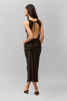 Womens | Lina Midi Dress | Black