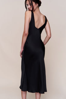 Womens | Scaosi Lace Detail Slip Dress | Black