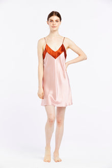 Silk Chemise | Dusty Rose/Amber