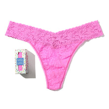 Plus Size Signature Lace Original Rise Thong | Enchanted Rose