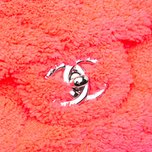 Chanel | Pre-Owned Medium Quilted Terry Cloth Coco Beach Flap | Pink/Hot Pink