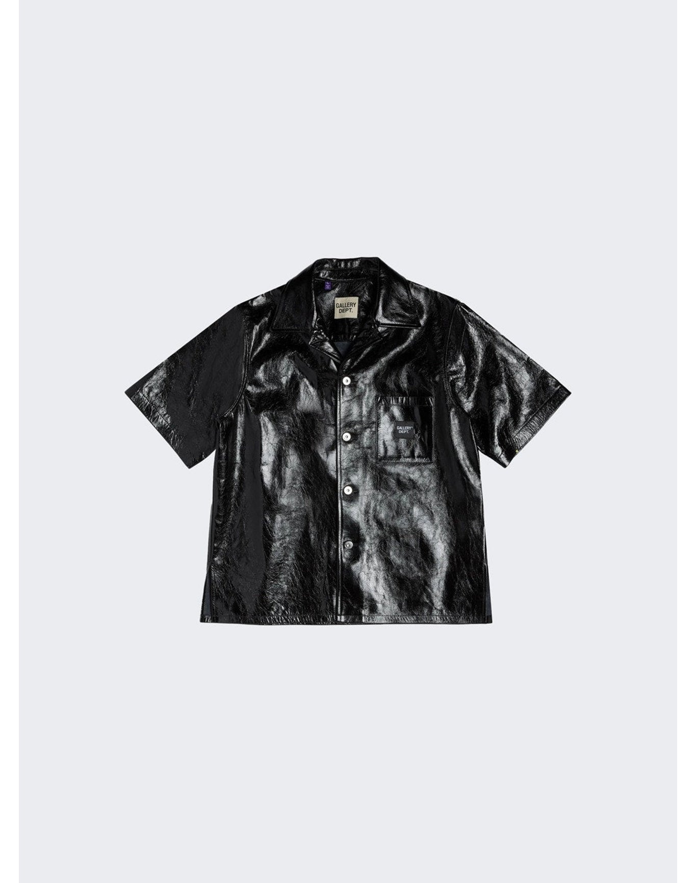 Gallery Dept. | Men | Leather Parker Shirt | Black
