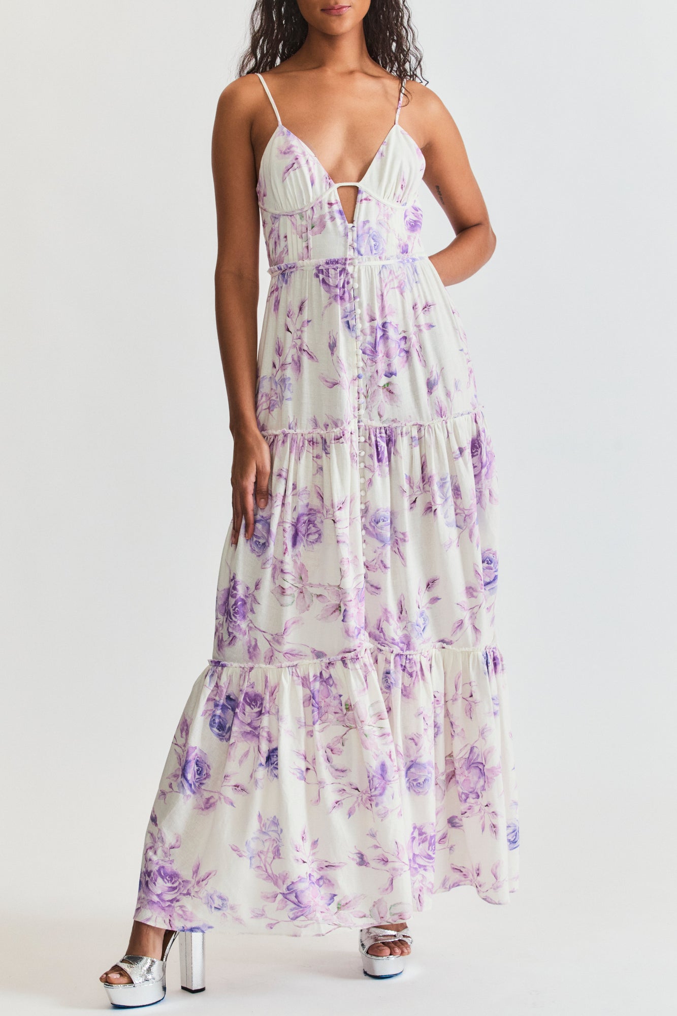 Womens | Garnita Maxi Dress | Spanish Lilac