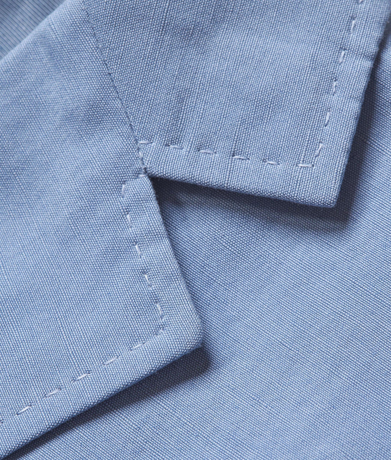 Garret Tailored Fit, Italian Made, Two-Button Unstructured Blazer | Springfield Blue