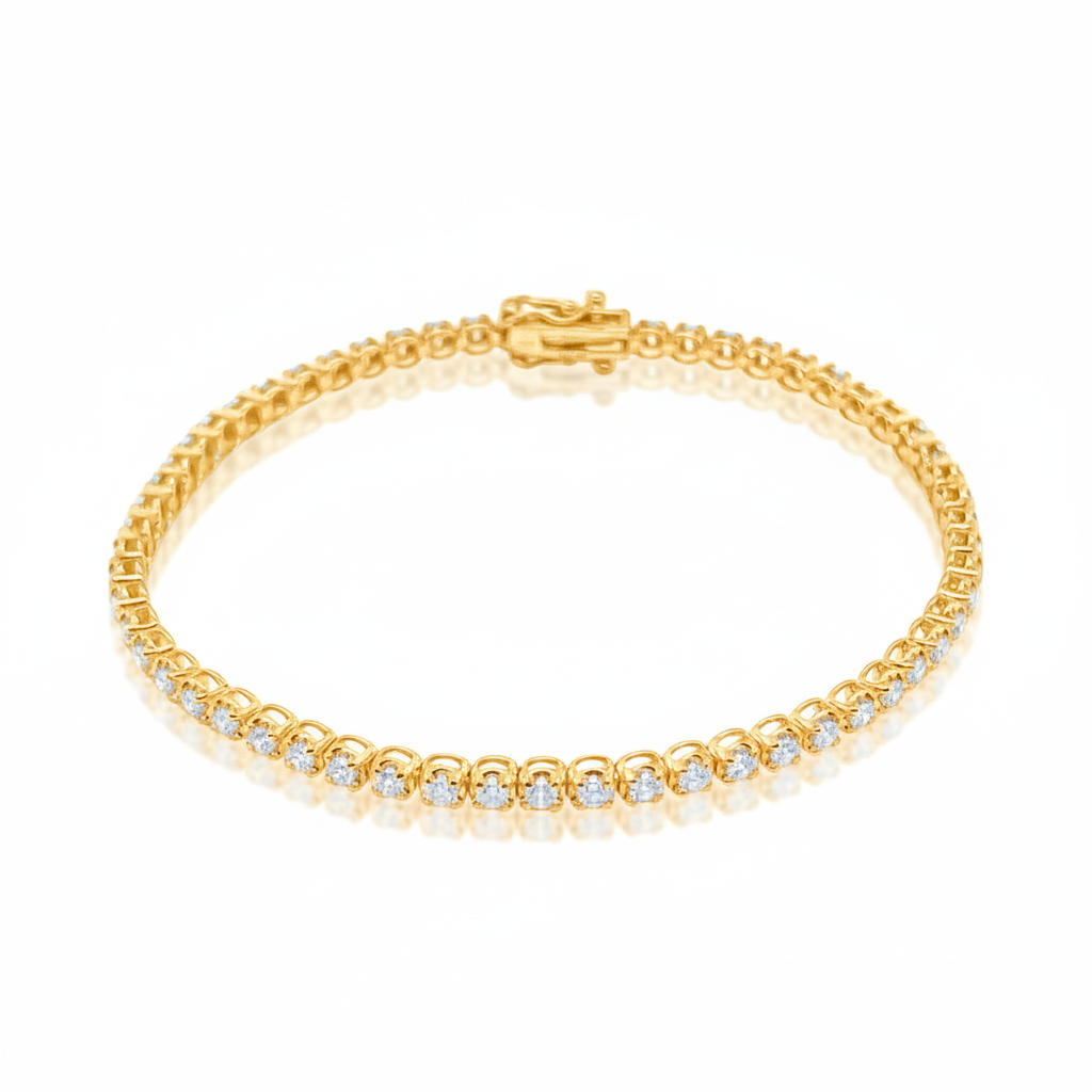 14kt Yellow Gold Buttercup Bracelet 2 Carat | Yellow Gold