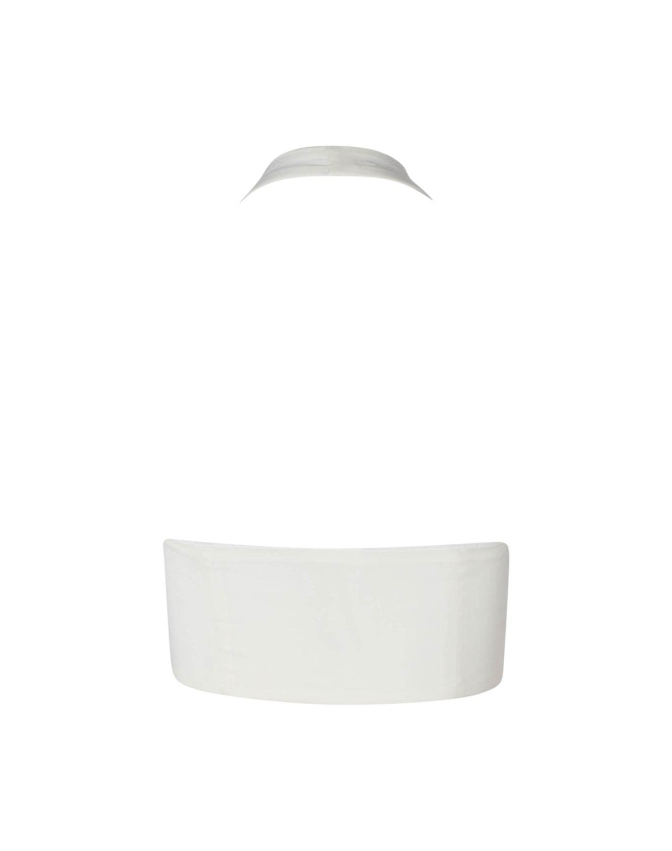 Georgia Off-White Linen Vest | White