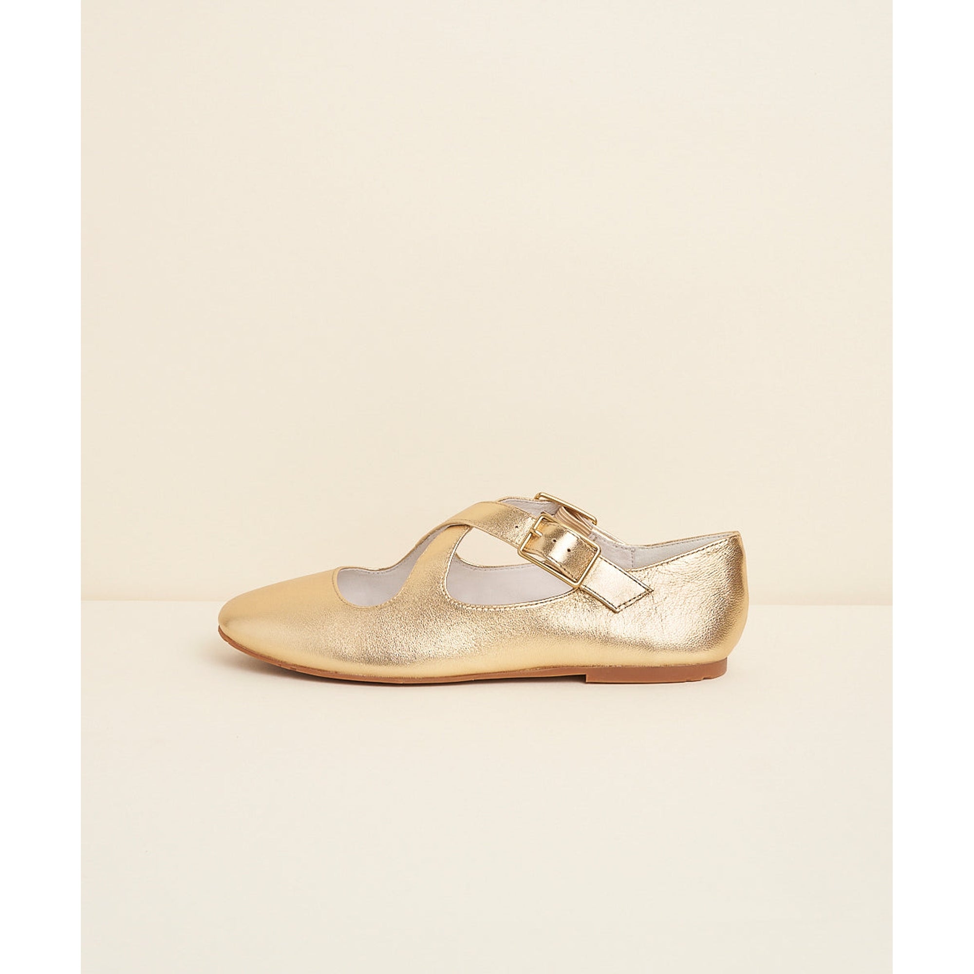 Georgie Leather Ballet Flat | Midas