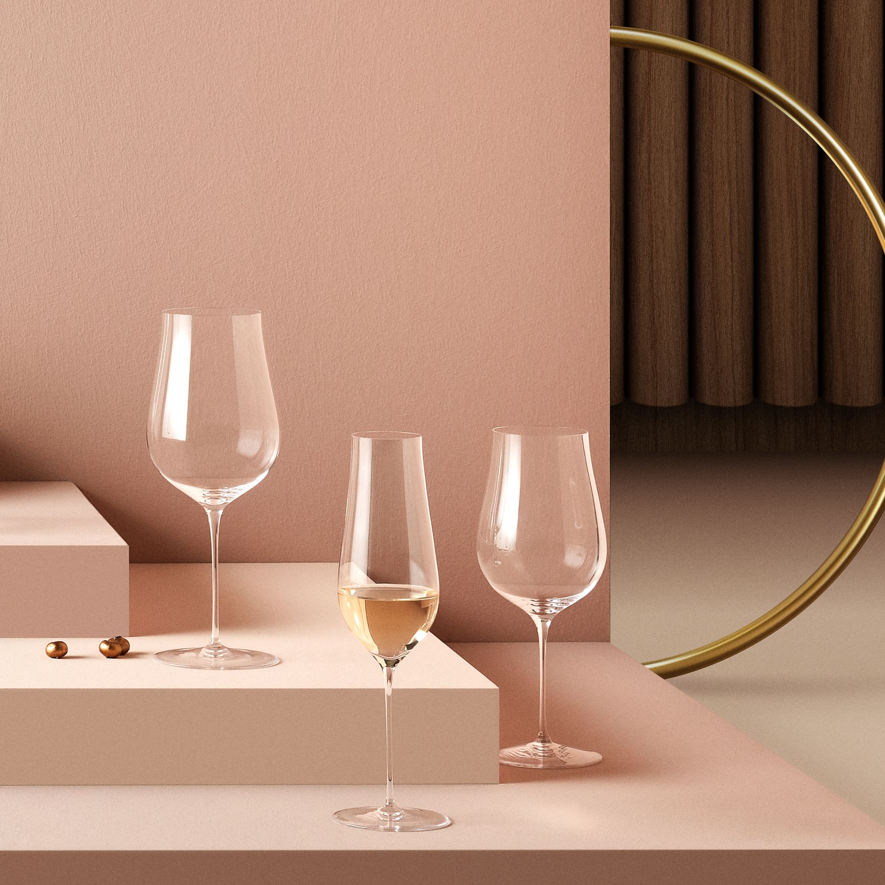 Ghost Zero Tulip Red Wine Glass | Clear Crystal