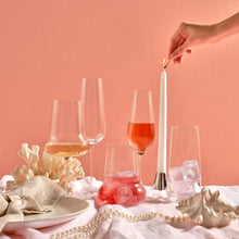 Mirage High Ball Glasses | Clear Crystal | Set of 4