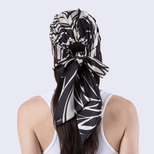 Gigi Headscarf | Black/Beige