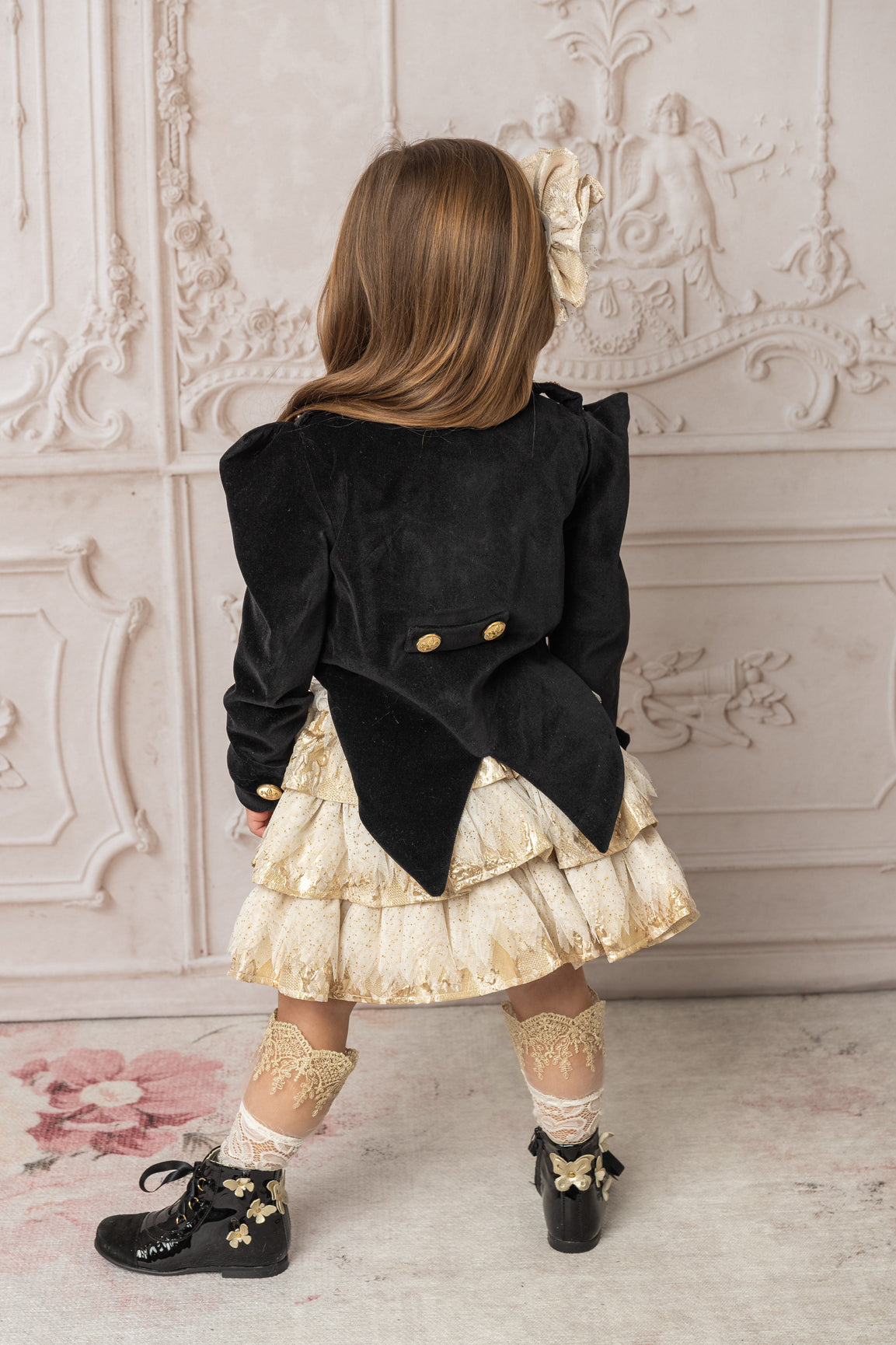 Girl | Charlie Velour Jacket | Black