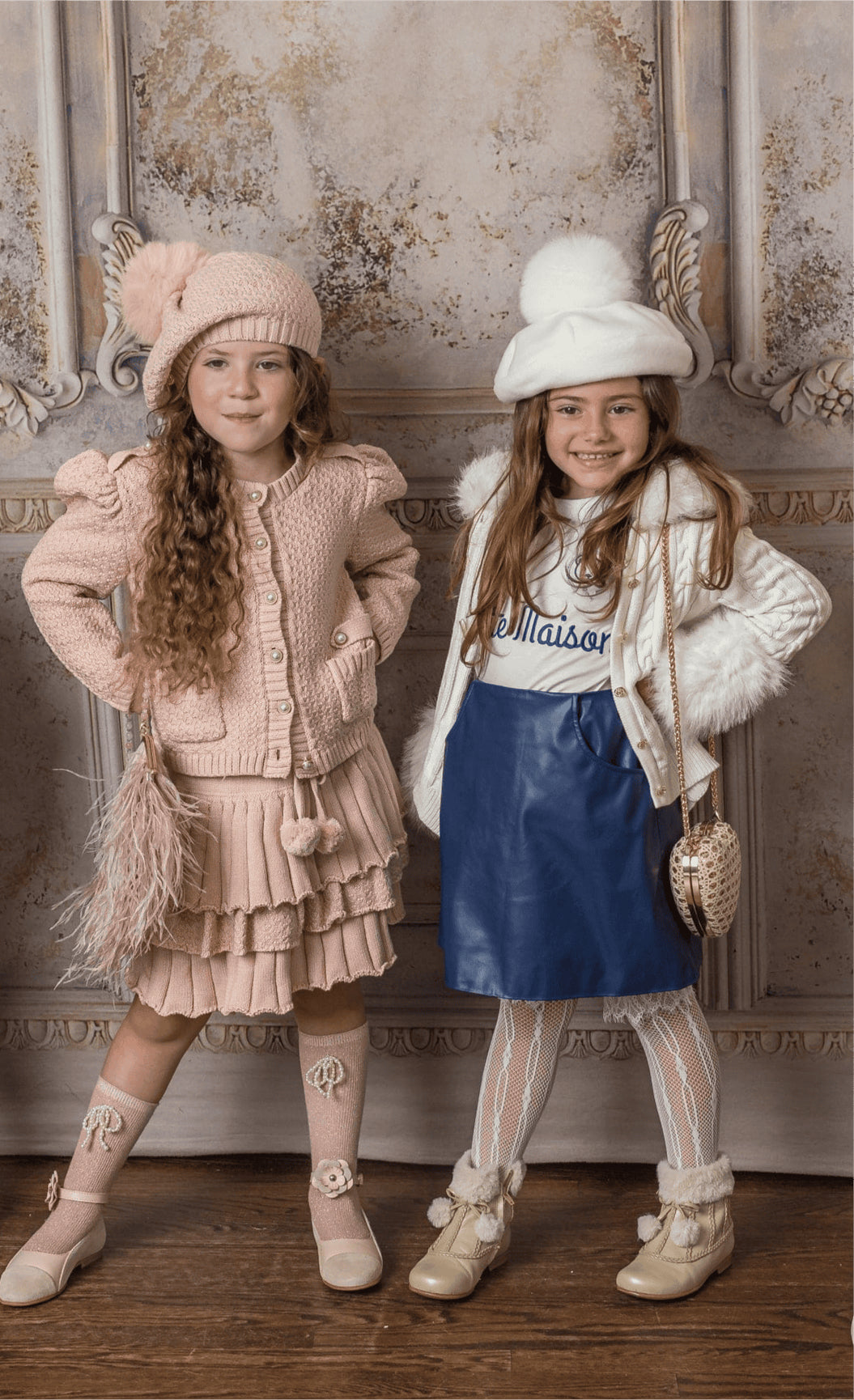 Girl | Julie Pink Knit Cotton Cardigan