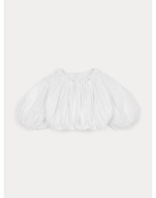 Girls | Bonpoint X Khaite Aries Blouse | Milk White