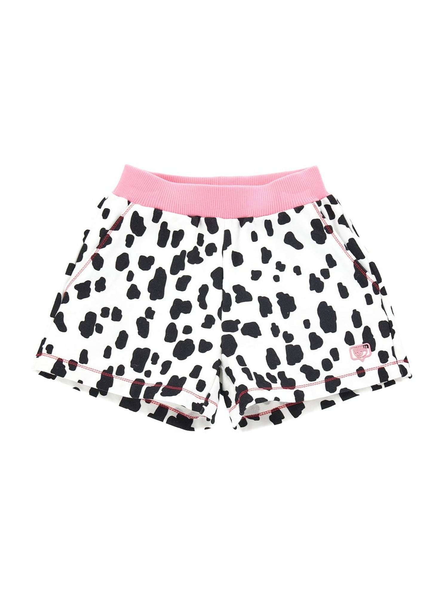Girls | Cf Dalmatian Jersey Shorts | Cream/Black
